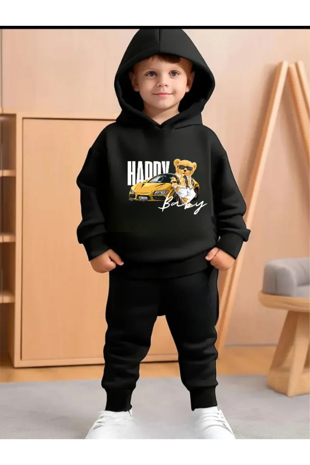 Happy Baby Baskılı Çocuk Eşofman Takımı — görsel 1